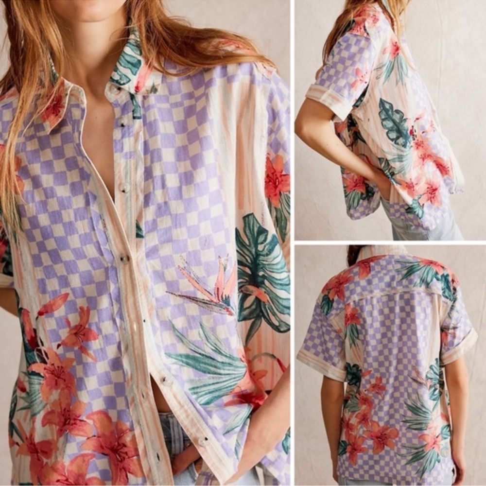 Free People We The Free Retro Tropics Shirt